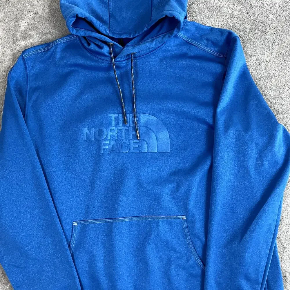 The North Face Ampere Pullover‎ Hoodie Sweatshirt Mens XL Blue Fleece